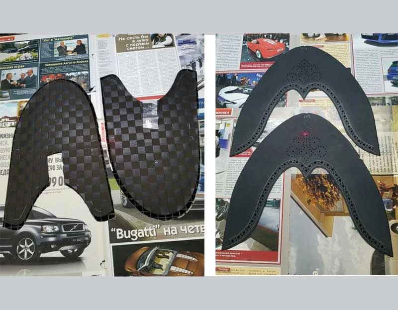 product-1-1 leather shoes cutting and engraving