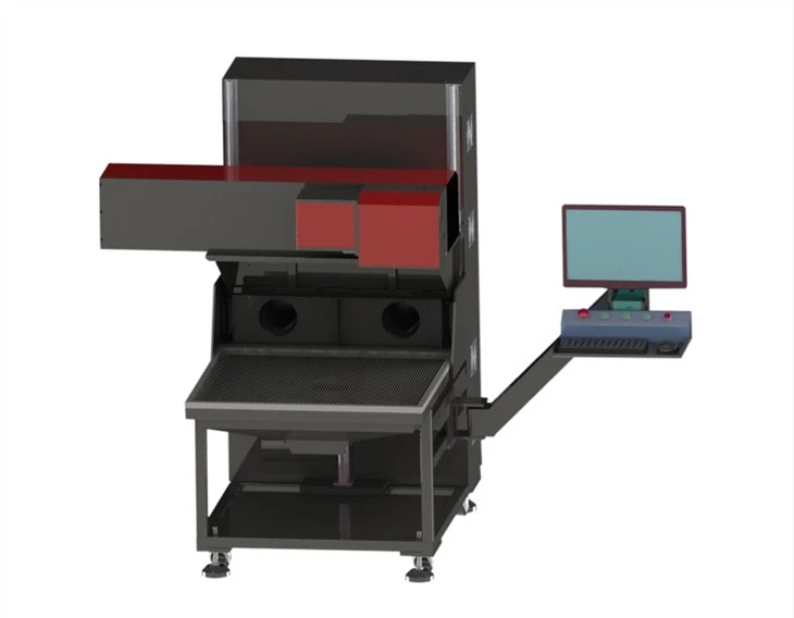 HF -Röhrchen -Galvo -Lasermaschine