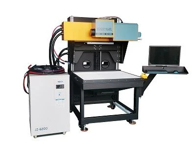 CO2-Lasermarkierung auf Leinwand