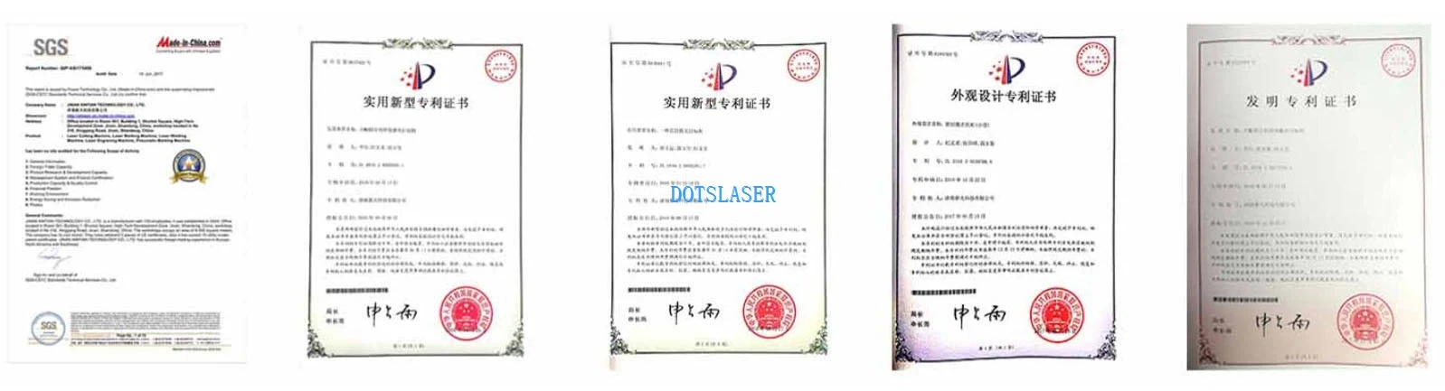 Dotslaser- machine quality control